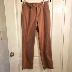 Lee straight leg Regular fit Secretly Shapes women's medium brownish pink Pants